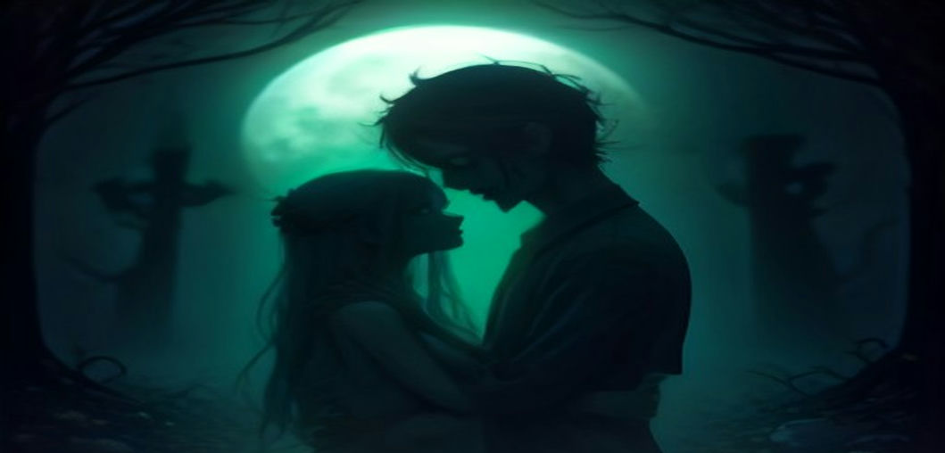 Concept stage artwork for Zombie Couple